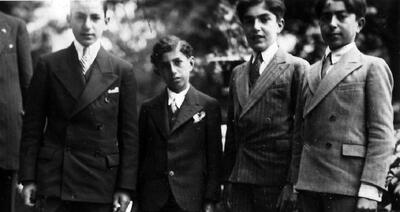 کودکی محمدرضا پهلوی در مدرسه له‌روز سوییس (عکس)