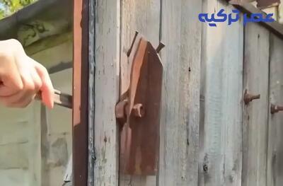 قفل مخفی برای باغ | قفلی بدون کلید را بسازید (فیلم)