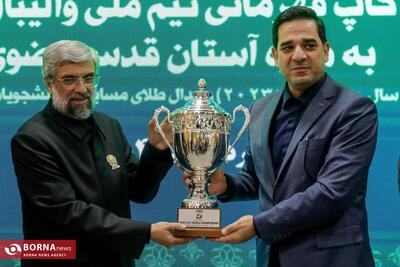 اهدای کاپ قهرمانی جهان به حرم مطهر رضوی، نماد توسل جامعه والیبال به حضرت رضا(ع) است