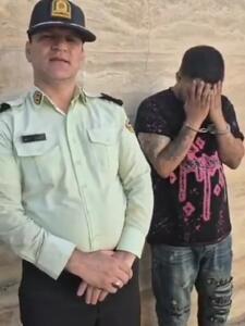 ببینید؛ دستگیری یکی از اراذل سابقه‌دار شهریار بدلیل شکایات مردمی