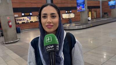 صحبت‌های زری فتحی بعد از بازگشت کاروان تیم ملی فوتسال زنان به ایران