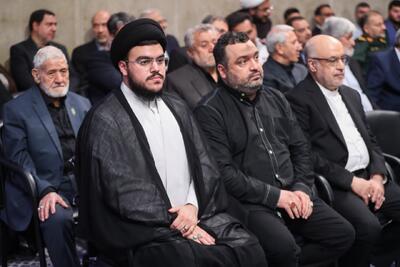 گفت‌وگوی فرزند سردار شهید سیدرضی با فرزندان شهید سیدحسن نصرالله و شرح یک عکس یادگاری با این دو شهید | عکس