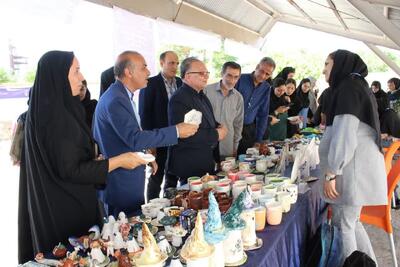 برگزاری آیین افتتاحیه بازارچه کارآفرینی دانشکده ملی مهارت دختران سمنان