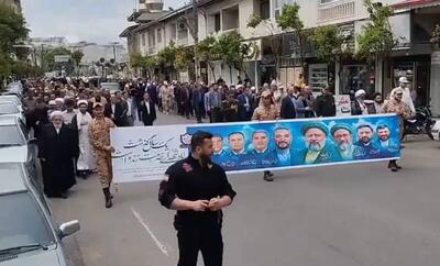 فیلم/ عزاداری مردمان آستارا در سوگ شهدای خدمت