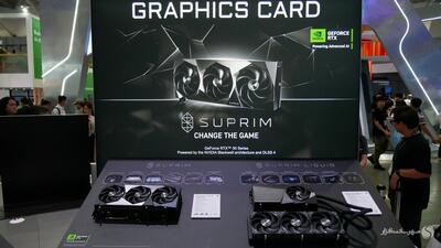 نمایش کارت‌های سری RTX 5090 SUPRIM SOC؛ غول‌های گرافیکی MSI با خنک کننده مایع