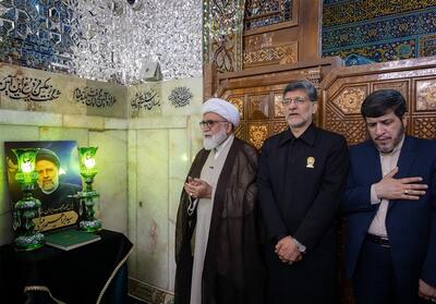 گرامیداشت یاد شهید جمهور در حرم مطهر امام رضا(ع)+عکس - تسنیم
