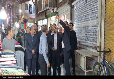 بازدید میدانی دادستان و شهردار اردبیل از بازار حاج یوسف- عکس صفحه استان تسنیم | Tasnim