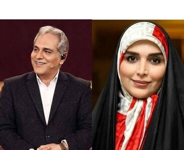 قاب زیبای مهران مدیری و مژده لواسانی در پشت صحنه جان بی‌قرار + عکس