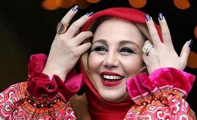 تصویری از میز شام پر زرق و برق بهنوش بختیاری
