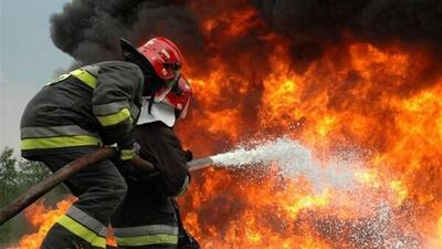 مهار آتش‌سوزی در سالن همایش دانشگاه خلیج فارس