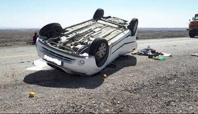 واژگونی یک خودرو در جهرم 2 فوتی به همراه داشت