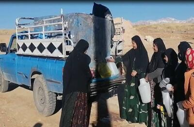 آخرین وعده‌ها برای آب‌رسانی به روستای زرد کوه (پی زرد) مارگون