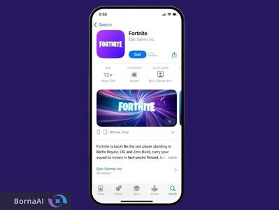 فورتنایت پس از پنج سال به اپ استور آمریکا بازگشت