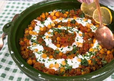 آموزش بیج بیج نخود / خوراک خوشمزه بدون گوشت مقوی