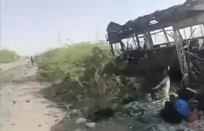 حمله انتحاری به یک سرویس مدرسه در بلوچستان پاکستان