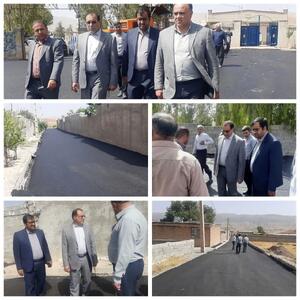 آسفالت۲۶  هزارمترازمعابرروستاهای بخش زاگرس