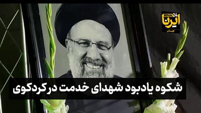 فیلم| شکوه یادبود شهدای خدمت در قلب کردکوی