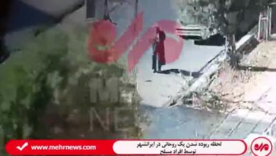 تصاویر دیده نشده از لحظه ربوده شدن یک روحانی در ایرانشهر