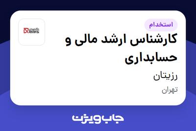 استخدام کارشناس ارشد مالی و حسابداری در رزیتان