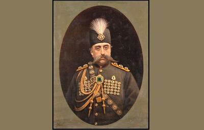 مظفرالدین‌شاه قاجار در ۱۴ سالگی