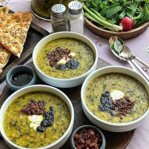 طرز تهیه آش بلغور گندم و عدس ساده، خوشمزه و مجلسی بدون گوشت