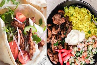 طرز تهیه شاورما مرغ عربی در20 دقیقه ، با معرفی سه روش پخت و سه روش سرو مختلف