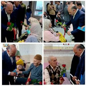 بازدید مدیرعامل بیمه دی از تنها مرکز نگهداری والدین شهدای کشور در مشهد