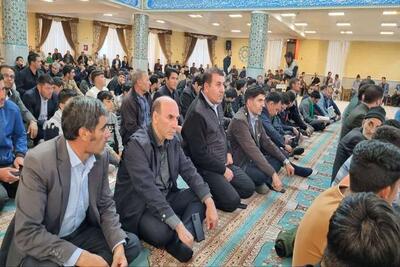 حضور پرشور کارکنان مجتمع مس سونگون در مراسم اولین سالگرد شهادت آیت‌الله رئیسی و همراهان