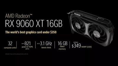 رادئون RX 9060 XT معرفی شد؛ گیمینگ فول اچ دی با رهگیری پرتو فقط 350 دلار
