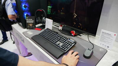کیبورد گیمینگ MSI STRIKE PRO WIRELESS به کامپیوتکس 2025 آمد