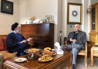 عکس: حضور سیدمحمد خاتمی در منزل رضا داوری اردکانی