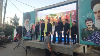 سوگواری قمی‌ها در اولین مراسم سالگرد شهدای خدمت + فیلم و عکس