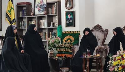 دیدار دختر شهید رئیسی با خانواده شهید زاهدی