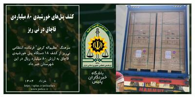 کشف پنل‌های خورشیدی قاچاق در نی‌ریز