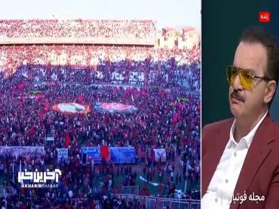 زنوزی: درباره یک یا دو هوادار که با پرچم های غیر از تراکتور جشن گرفتند در صدا و سیما حرف نزنید تا بولد نشوند