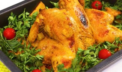 مراحل تهیه مرغ پروانه ایی مجلسی / مرغ پروانه ایی با نکات مهم