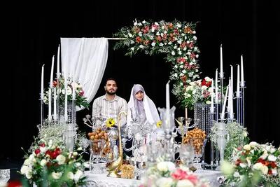 تصاویر؛ جشن ازدواج دانشجویی در دانشکده پزشکی
