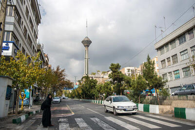 کاهش دمای هوای تهران