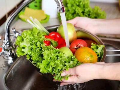 مواد طبیعی برای شستن سبزیجات