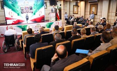 حضور شهردار تهران درمیان جانبازان دوران حماسه و دقاع