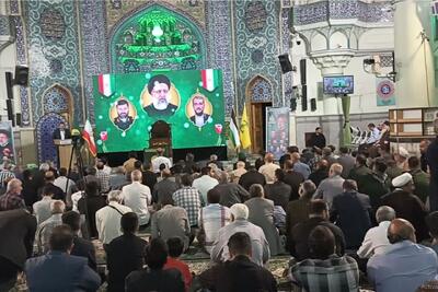 اولین سالگرد  شهدای خدمت در حرم عبدالعظیم (ع) برگزار شد +فیلم