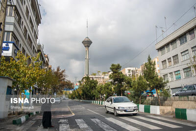 کاهش دمای هوای تهران/ پیش‌بینی رگبار و رعد و برق