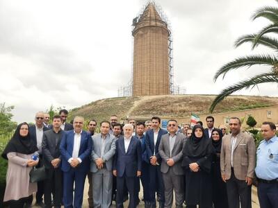 داربست‌های گنبد قابوس تا پایان تابستان جمع‌آوری می‌شود