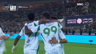گل اول الاهلی عربستان به الاتفاق (ایوان تونی - پنالتی)