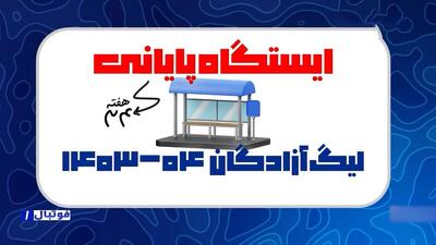 اینفوگرافیک ایستگاه پایانی لیگ یک در هفته آخر