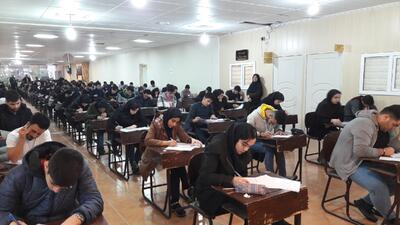 ورود دانشجویان پس از توزیع برگه امتحان ممنوع شد