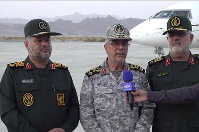 سرلشکر باقری: نیروهای مسلح در اوج آمادگی هستند+ فیلم