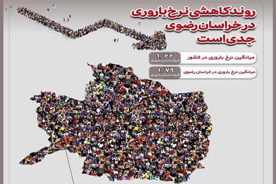 اینفوگرافیک| زنگ خطر کاهش فرزندآوری در خراسان رضوی