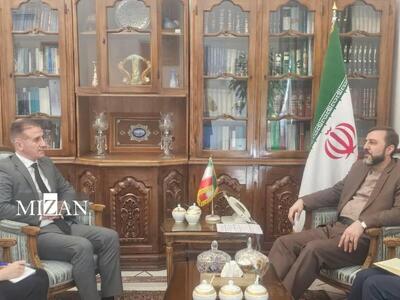 توسعه همکاری‌ها در حوزه خزر، محور گفت‌وگوی غریب‌آبادی و سفیر جمهوری آذربایجان