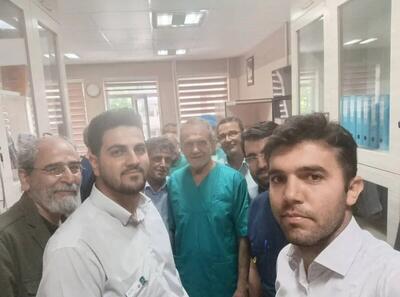 عمل قلب پزشکیان در تبریز + عکس